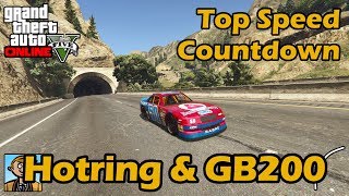 Fastest Sports Cars Hotring Sabre amp GB200  GTA 5 Best Fully Upgraded Cars Top Speed Countdown [upl. by Conias922]