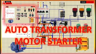 auto transformer starter connection  sambungan pemula alat ubah auto [upl. by Julietta]