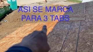 COMO MARCAR PARA 3 TABS SHINGLES [upl. by Babbie]