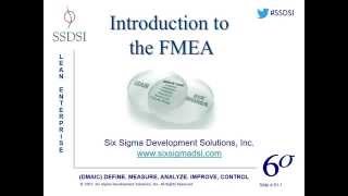 Introduction to the FMEA Webinar PreRecorded [upl. by Annaear]