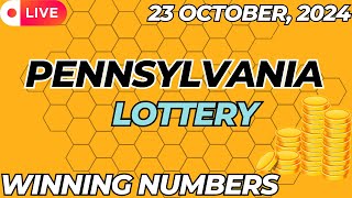 Pennsylvania Day Lottery Results For  23 Oct 2024  Pick 2  Pick 3  Pick 4  Pick 5  Powerball [upl. by Annaitat]