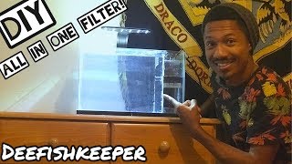 My DIY Internal Aquarium Filter Setup [upl. by Chaddie]