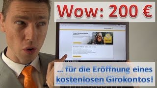 Commerzbank 200 € für Neukunden [upl. by Lawley]