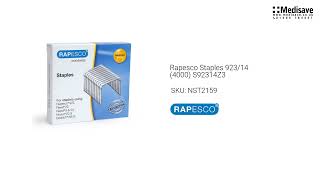 Rapesco Staples 923 14 4000 S92314Z3 NST2159 [upl. by Anelej]