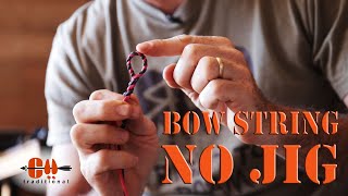 Make a Flemish Twist Bow String  NO JIG [upl. by Ignatius]