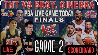 PBA LIVE🏀BARANGAY GINEBRA VS TNT TROPANG GIGAGAME 2SCOREBOARDFINALS [upl. by Safoelc]