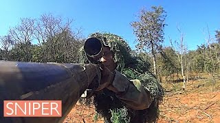 35 Airsoft Gameplay Brasil  Sniper Scope Cam  FN SPR  USP eletrica [upl. by Jo298]