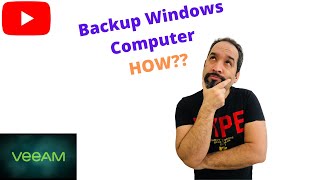 How to install Veeam Agent Backup to backup Windows for FREE [upl. by Hamehseer921]