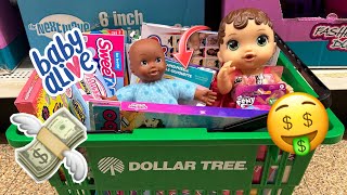 BABY ALIVE If it fits in the Basket I’ll buy it Shopping Challenge 💸 [upl. by Selrhc]