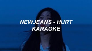 NewJeans 뉴진스  Hurt Karaoke Easy Lyrics [upl. by Thorncombe892]