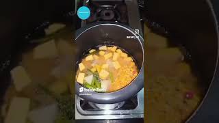 South Indian style sambar Bhat sambarreciperecipeshorts shortvideoviralvideo RevatiAwad [upl. by Hakon]