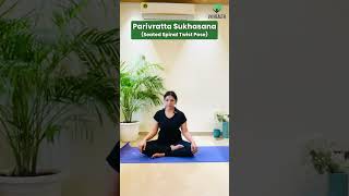 Bhujangasana and Parivratta Sukhasana  V4 Health [upl. by Bowlds]