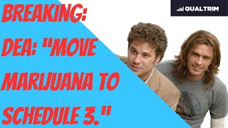 BREAKING DEA “Move Marijuana to Schedule 3” [upl. by Eelirrem]