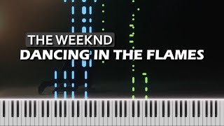 The Weeknd  Dancing In The Flames instrumental piano cover [upl. by Hassett851]