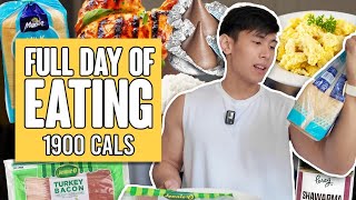 1900 Calories Full Day of Eating  Back Day [upl. by Mitchael]