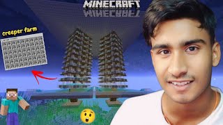 Minecraft CREEPER Farm😍 rohitgamerx live [upl. by Downey]