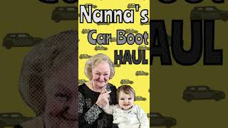 Nannas Car Boot HAUL Feat Cooper  Nannas been shopping again toddlerclothinghaul nanna [upl. by Kelby]