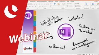 Webinar  OneNote für Lehrer Digitale Notizbücher in Schule und Unterricht nutzen [upl. by Linoel]