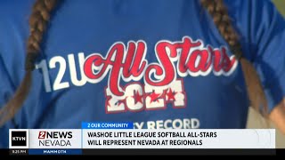 Washoe Little League Softball AllStars Heading to Regionals [upl. by Sky]