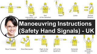 Safety Hand Signals  Vehicle Banksman  Signalman  Manoeuvring Instructions  United Kingdom [upl. by Tillion]