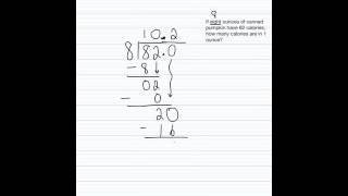 Annexing a Zero in Division of Decimals [upl. by Hairem]