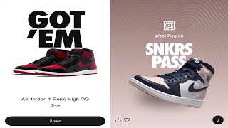 LIVE COP AIR JORDAN 1 ATMOSPHEREBUBBLE GUM SNKRS PASS CHECK FOR EA ON JORDAN 1 PATENT BRED [upl. by Murvyn]