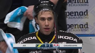 Highlights HockeyAllsvenska finalen 1 AIK  Oskarshamn  Hovet [upl. by Juliann]