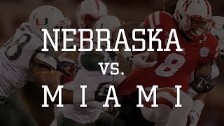 Week 4  Nebraska vs Miami 2014 [upl. by Aiynat]