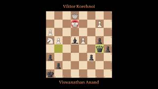 Viktor Korchnoi vs Viswanathan Anand  Tilburg Netherlands 1991 [upl. by Rue4]