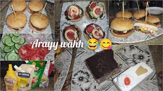 HOMEMADE BEEF BURGERS RECIPE 🥙🥗  Burger Patties Recipe Restaurant Style  Masti Bari Zindagi [upl. by Crispin]