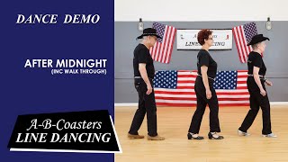 AFTER MIDNIGHT  Line Dance Demo amp Walk Through [upl. by Samara68]