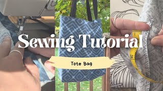 Tote Bag Sewing Tutorial [upl. by Fallon985]