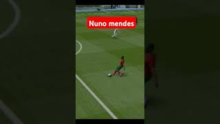 Nuno mendes music dance remix football shortvideo [upl. by Aehr697]