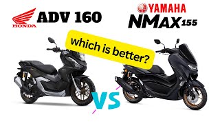 Honda ADV 160 vs Yamaha NMax  Side by Side Comparison  Quick Specs and Price  2022 Philippines [upl. by Ahsienroc]