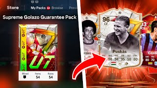 I Opened 50 x 85 x 50 Supreme Golazo Guarantee Packs in EA FC 24 [upl. by Aikal]