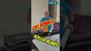 How to Cut Down amp Install a Roller Blind DIY Guide SHORTS [upl. by Hamilton]