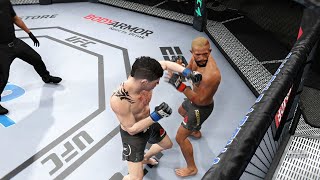 UFC 256 Figueiredo vs Moreno Full Fight Highlights  UFC Flyweight Title Match UFC 4 [upl. by Seidel]