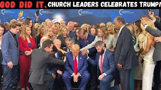 MegaChurch Leaders First reaction to Trump Win [upl. by Atinauq]