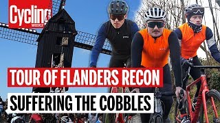 Flanders Recon We Suffer the Hardest Climbs amp Cobbles  Cycling Weekly [upl. by Valdis415]