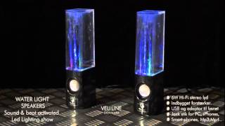 Water Light Speakers fra Bilka [upl. by Nirad]