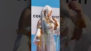 Genshin impact character in COMIC CON DELHI comiccon genshinimpact viralshorts gaming anime [upl. by Aerb125]