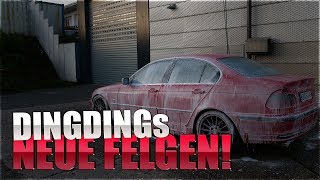 Wie Auto richtig waschen  BMW 328i E46  DingDing hat neue Felgen  83metoo [upl. by Averi759]