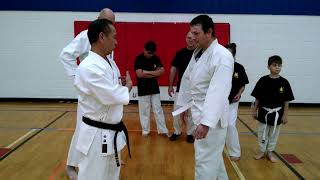 Akamine Sensei on Relaxing and use of Tanden in Punching [upl. by Valle]