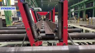 Intelligent H beam Assembly Line hbeam shorts weldingsteel steelstructure [upl. by Anyal]