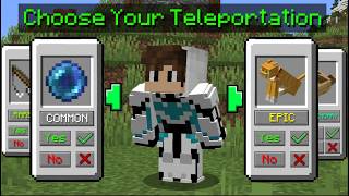 I Used Every Single Glitch To TELEPORT In Survival Minecraft [upl. by Irene]