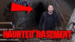 UNCUT HAUNTED BASEMENT IN MILITARY HOSPITAL  GHOSTLY SHADOW FIGURE  OmarGoshTV [upl. by Loralyn]