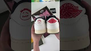 UNBOXING AJ1 Travis Scott OLIVE sneakers fashion sneakerhead airjordan [upl. by Vanni]