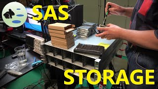 Server storage setup using SAS 600Gb discs [upl. by Huxham866]