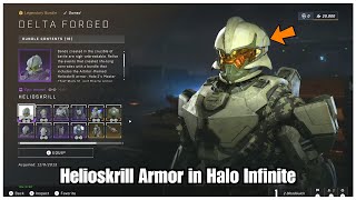 Halo Infinite  Helioskrill Armor in the Shop [upl. by Yemar614]