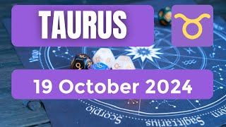 Taurus horoscope  Taurus Horoscope for Today 19 October 2024 [upl. by Hsatan]